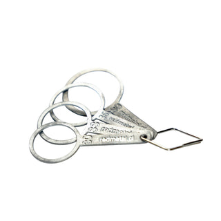 Juego Calibrador Argollas para Ciruelas, metálico 4pcs 30 a 39mm