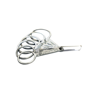 Juego Calibrador Argollas para Nueces, metálico 6pcs 26 a 36mm