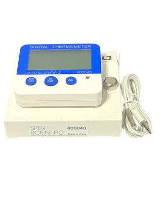 Termómetro Digital Sper con Alarma y Sonda