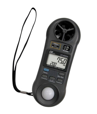Anemómetro Lm-8000A Viento, temperatura, humedad y luz